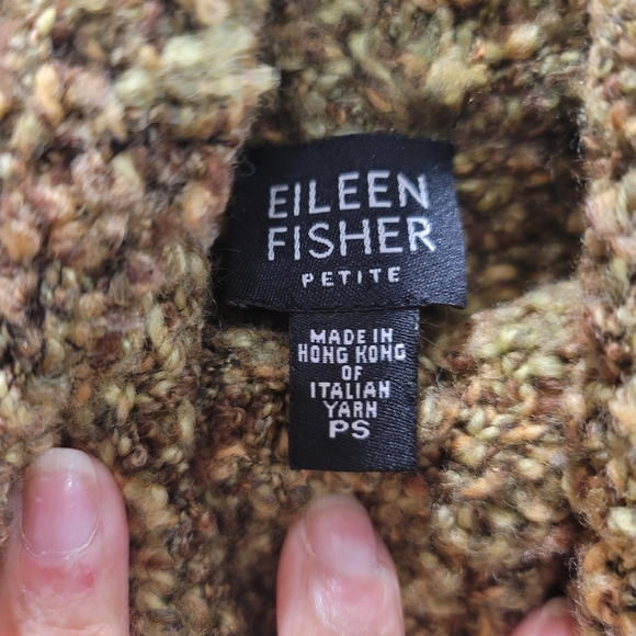 Eileen Fisher Petite Merino Wool Turtleneck Sweater - PS - Picture 3 of 5